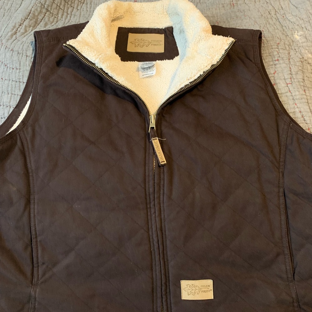 Field and Forest brown vest size xlarge